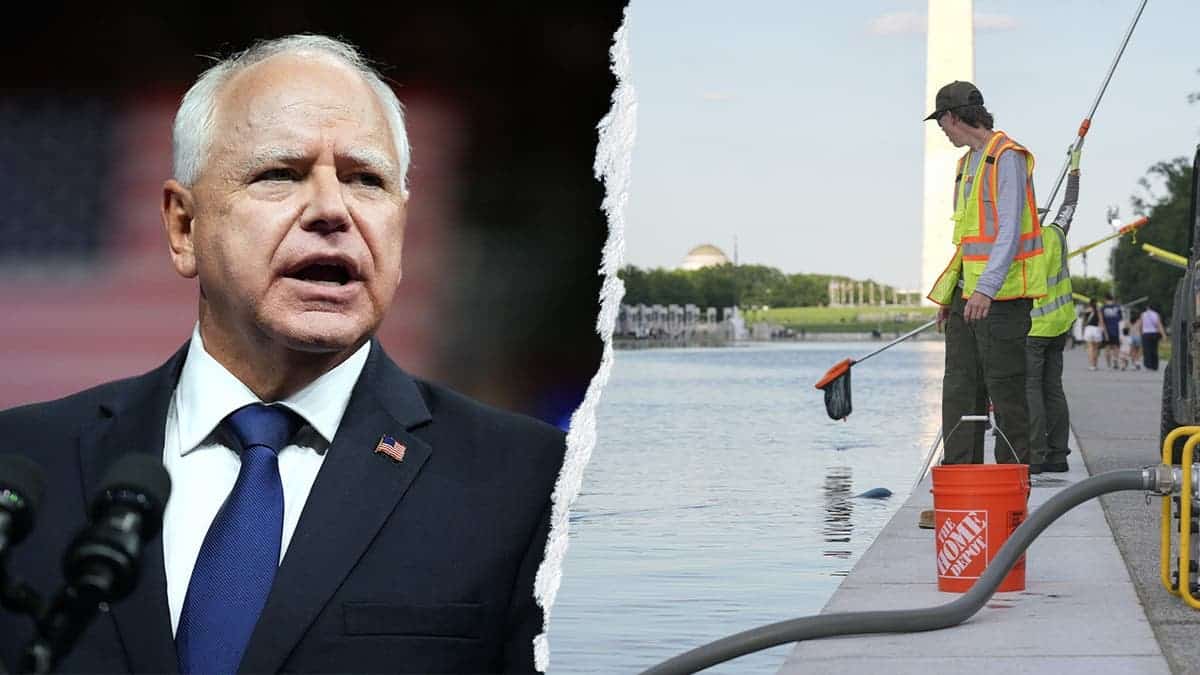 Walz and reflecting pool split