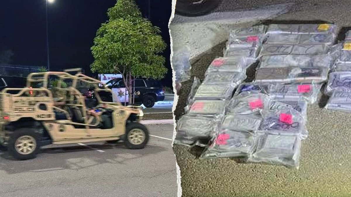 Authorities launched a six-hour manhunt after two suspects allegedly breached Marine Corps Base Camp Pendleton during a police pursuit.