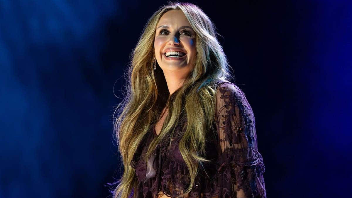 Carly Pearce on stage at CMA Fest in Nashville, Tennessee in June 2026.