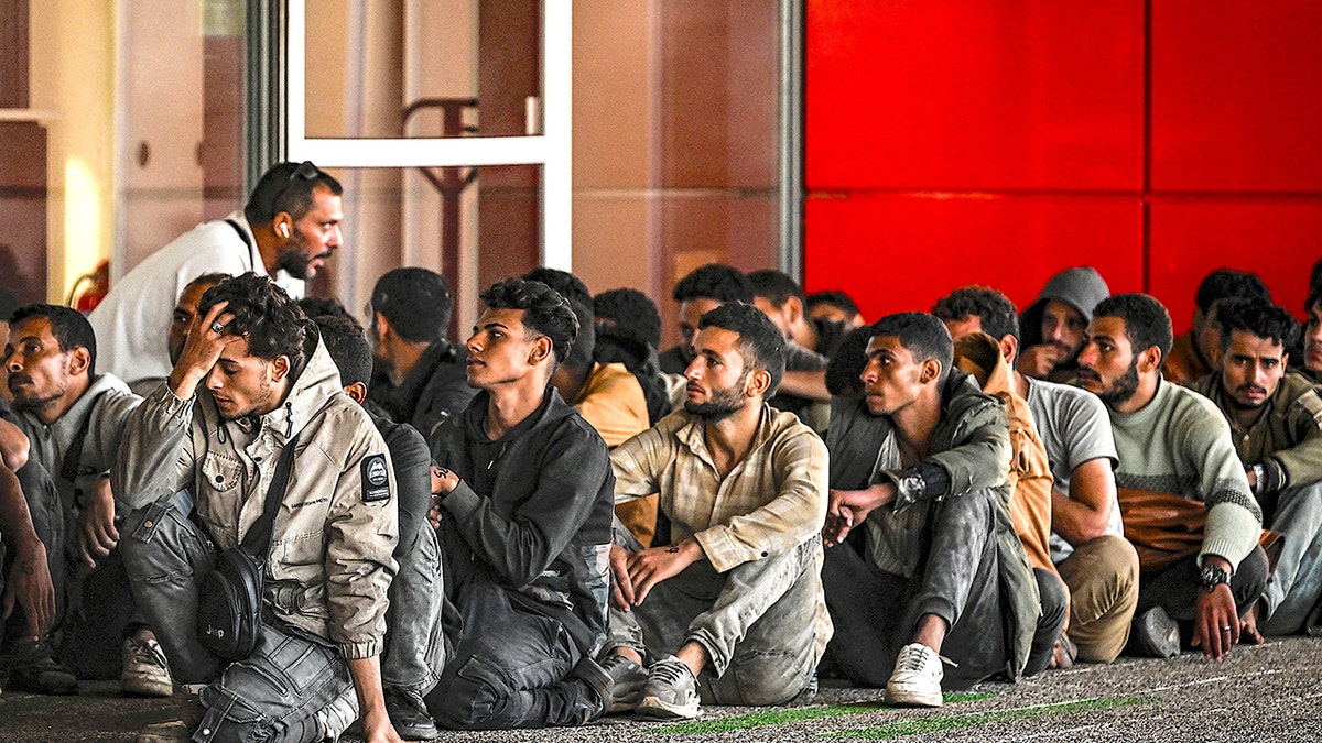 Illegal migrants in Greece