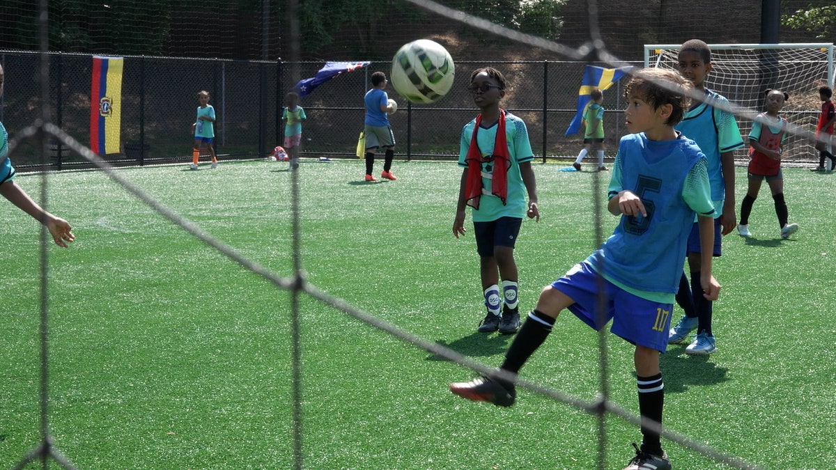 Soccer in the Streets camp in Atlanta, GA