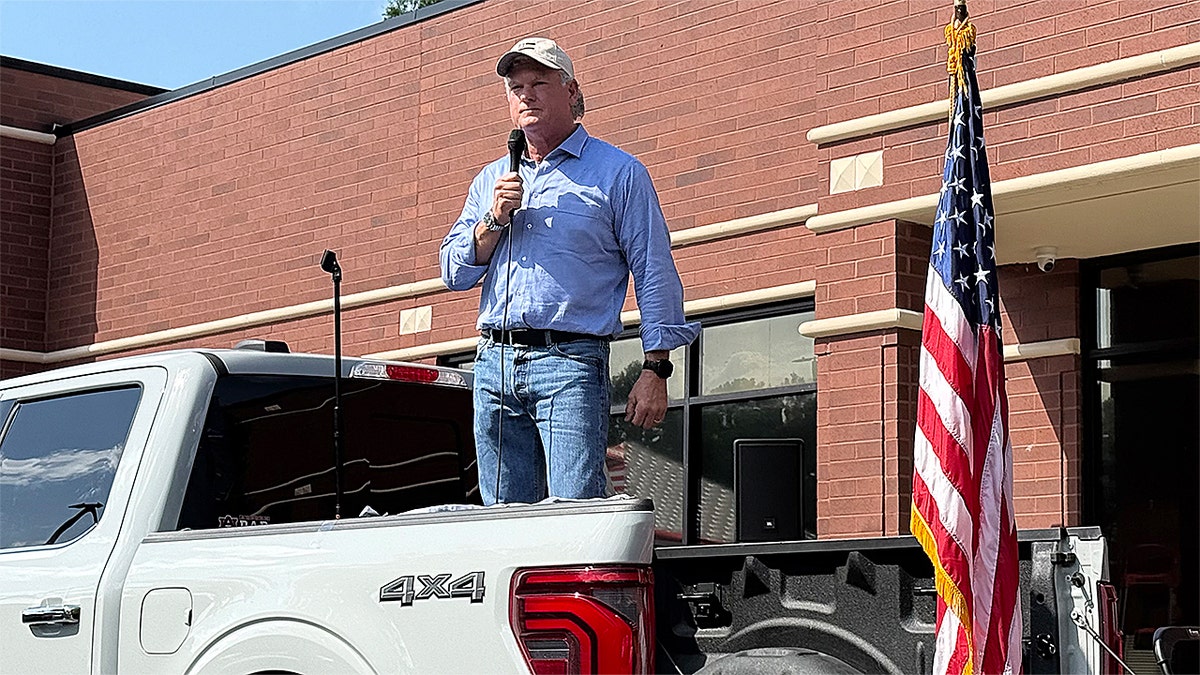 Mike Collins standing outdoors in Woodstock, Georgia.