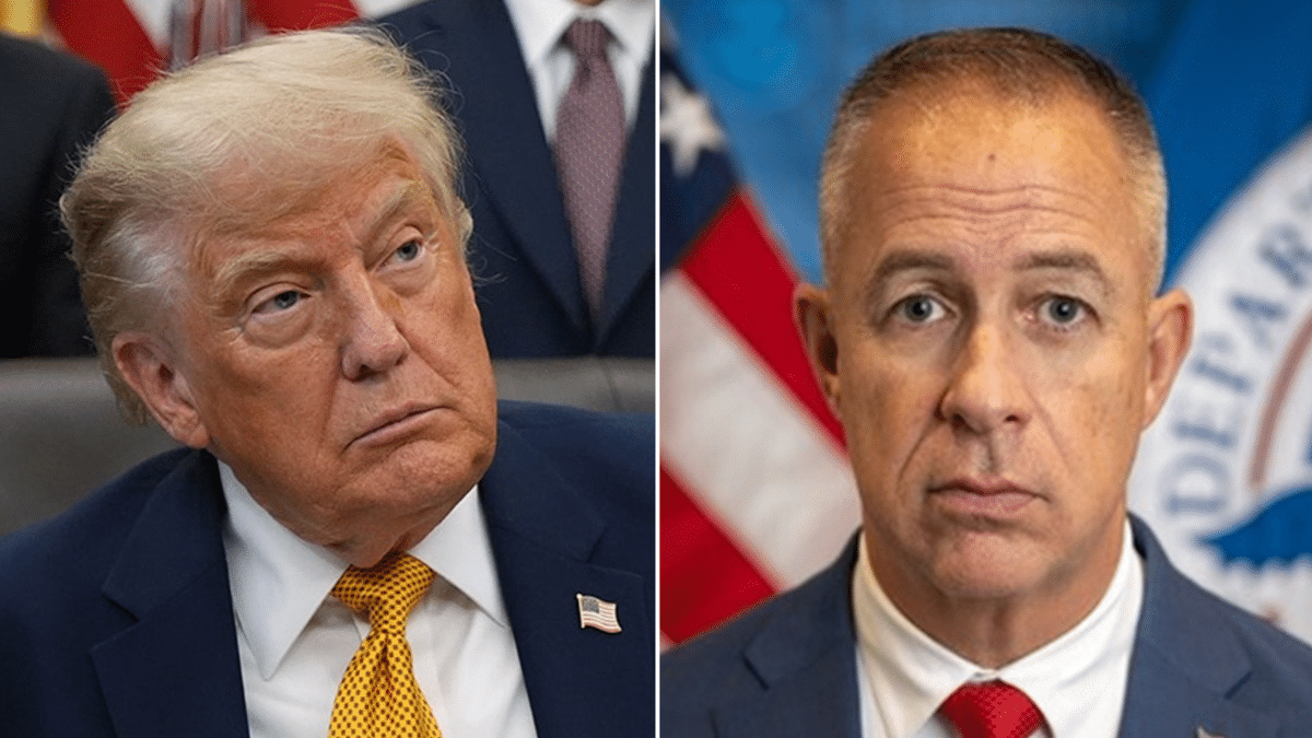 Split of Trump and his ICE nominee Schroyer