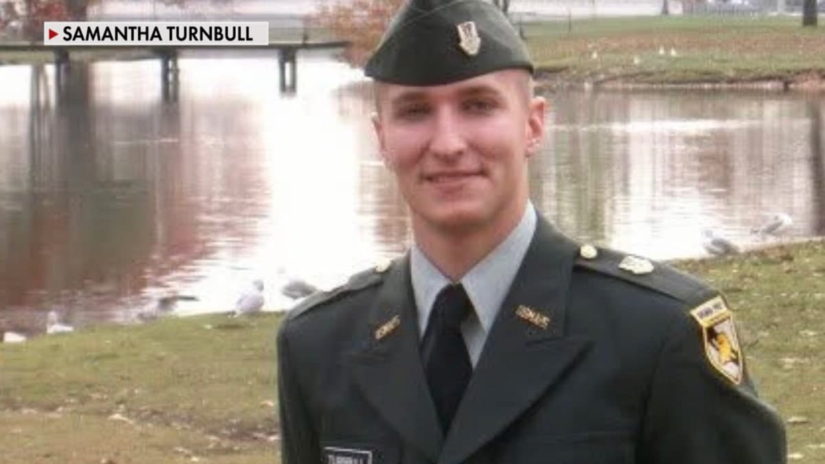 Maj. Jonathan Turnbull early in his Army career