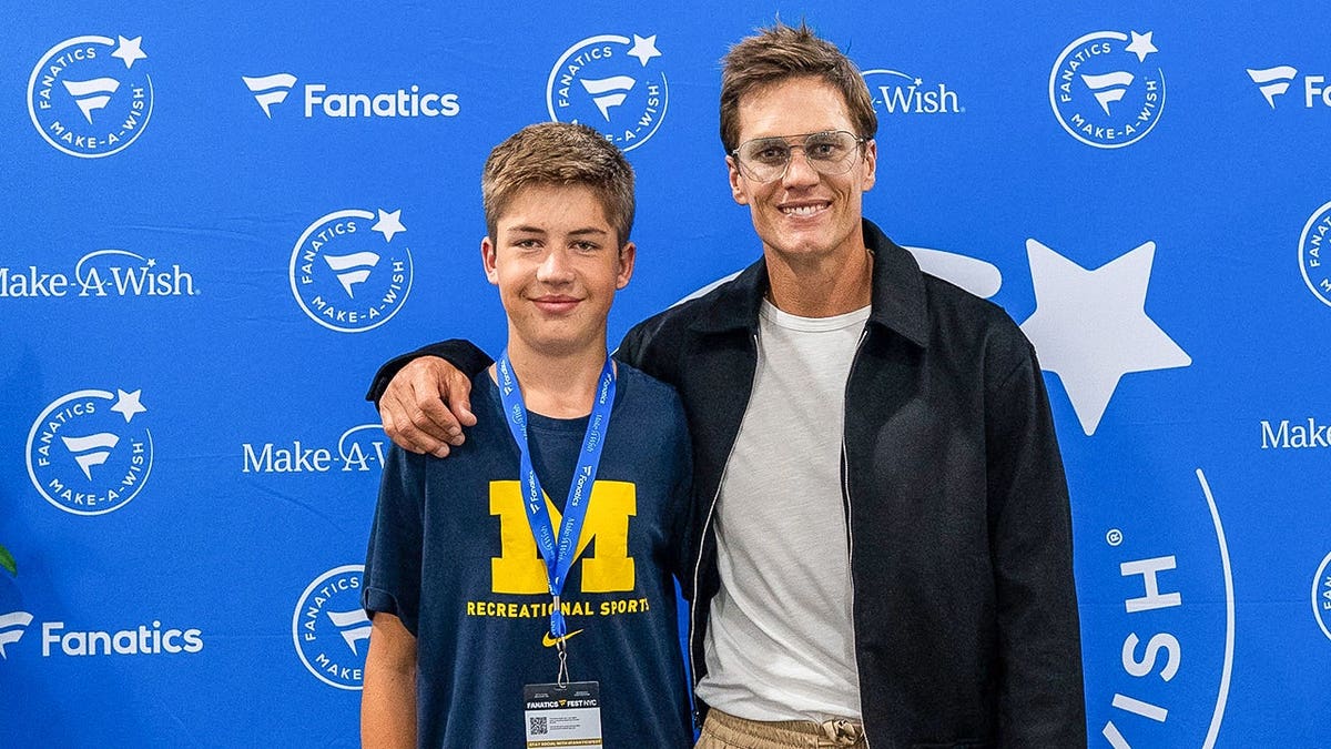 Eli Griffith and Tom Brady