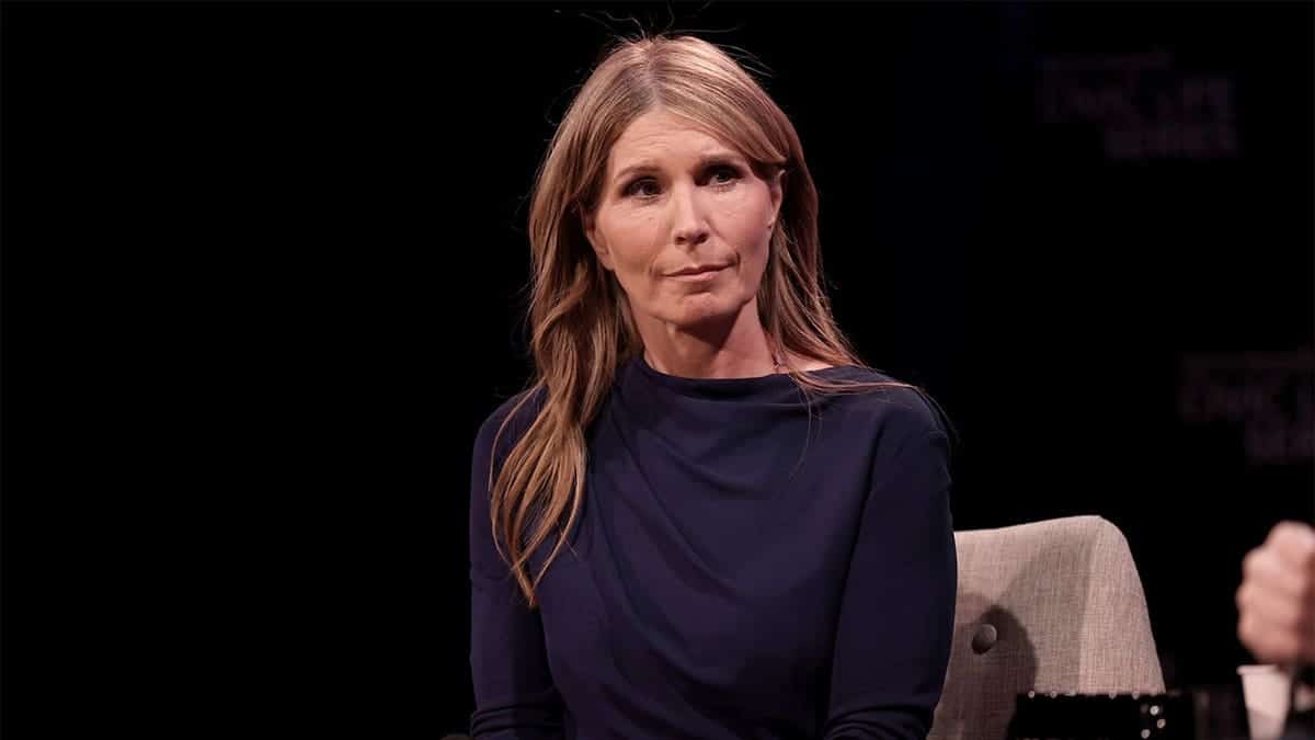 Nicolle Wallace stands at an event in New York City