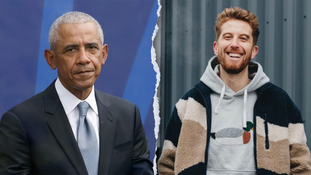Adam Fetcher and former President Barack Obama