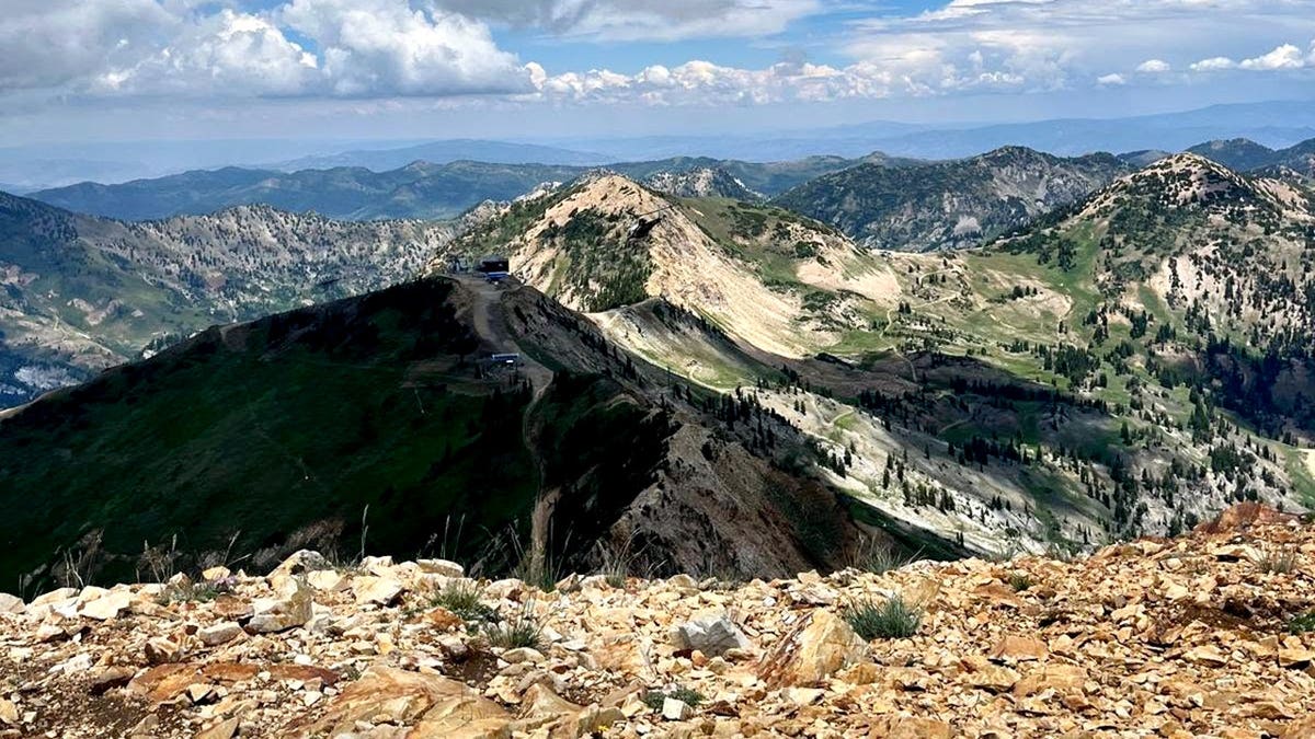 View from a mountain summit in Utah.
