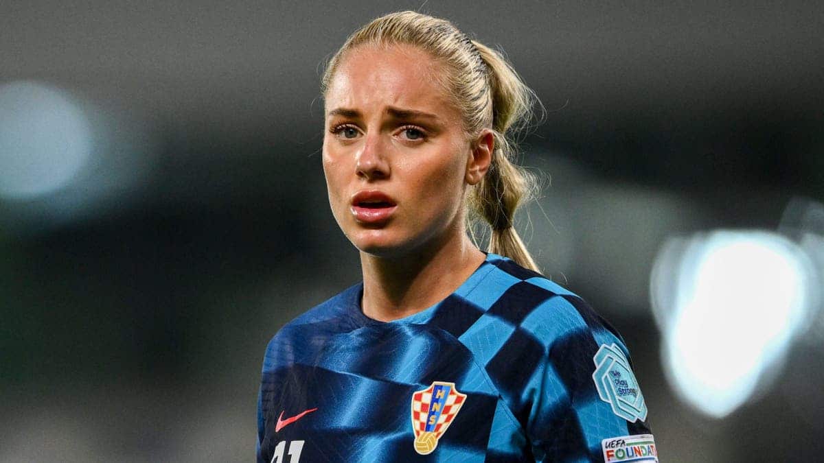 Ana Maria Markovic of Croatia during the UEFA Women's EURO 2025