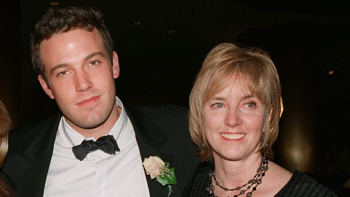 Ben Affleck and his mom at the MSPCC dinner in November 1998.
