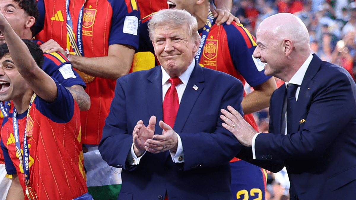Donald Trump and Gianni Infantino