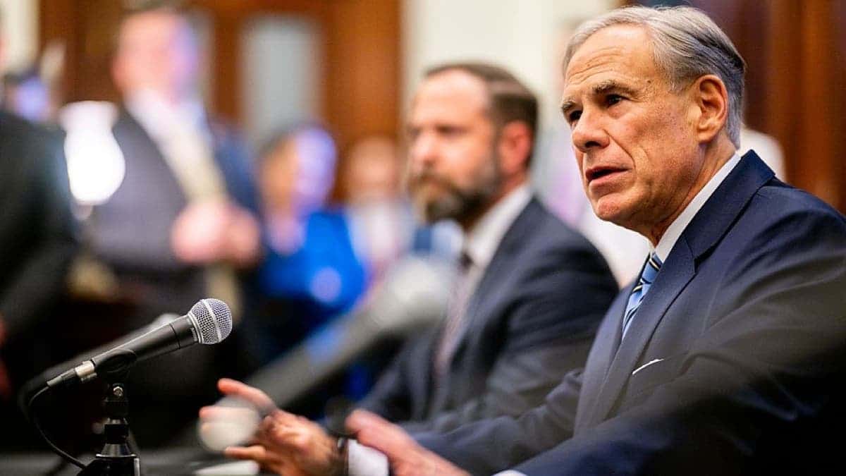 Greg Abbott of Texas