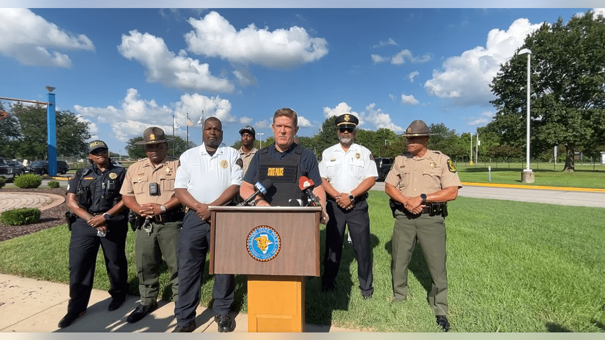Illinois State Police press briefing