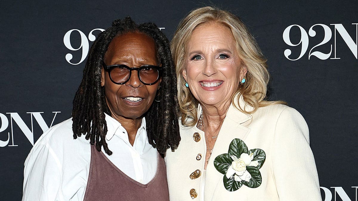 Jill Biden and Whoopi Goldberg