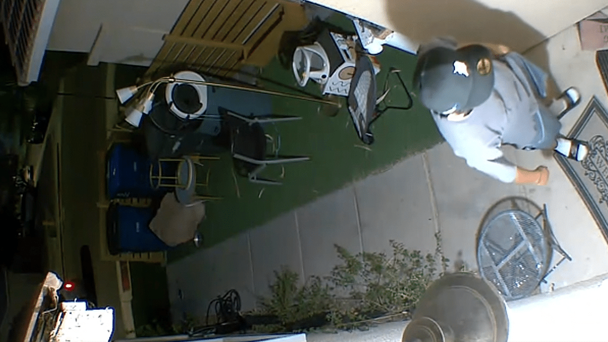 Doorbell camera captures mystery hero before Las Vegas house fire rescue