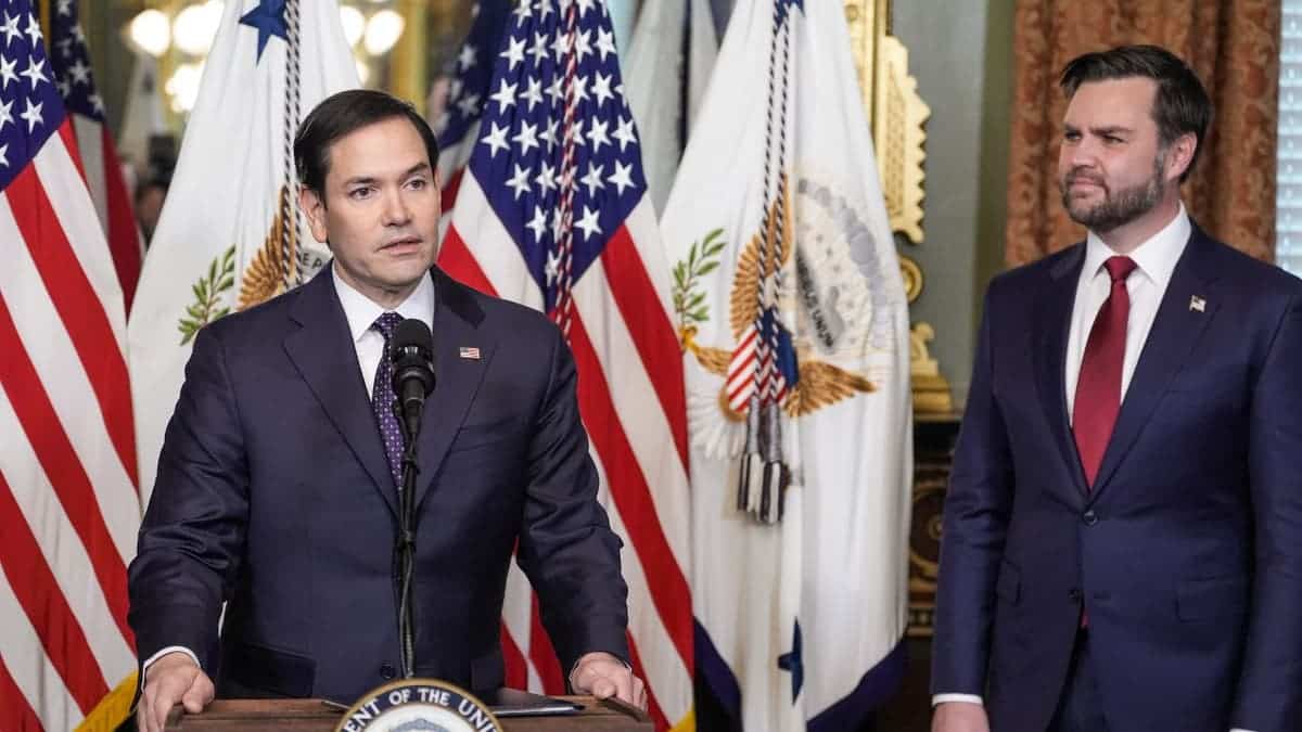 Marco Rubio and Vice President JD Vance