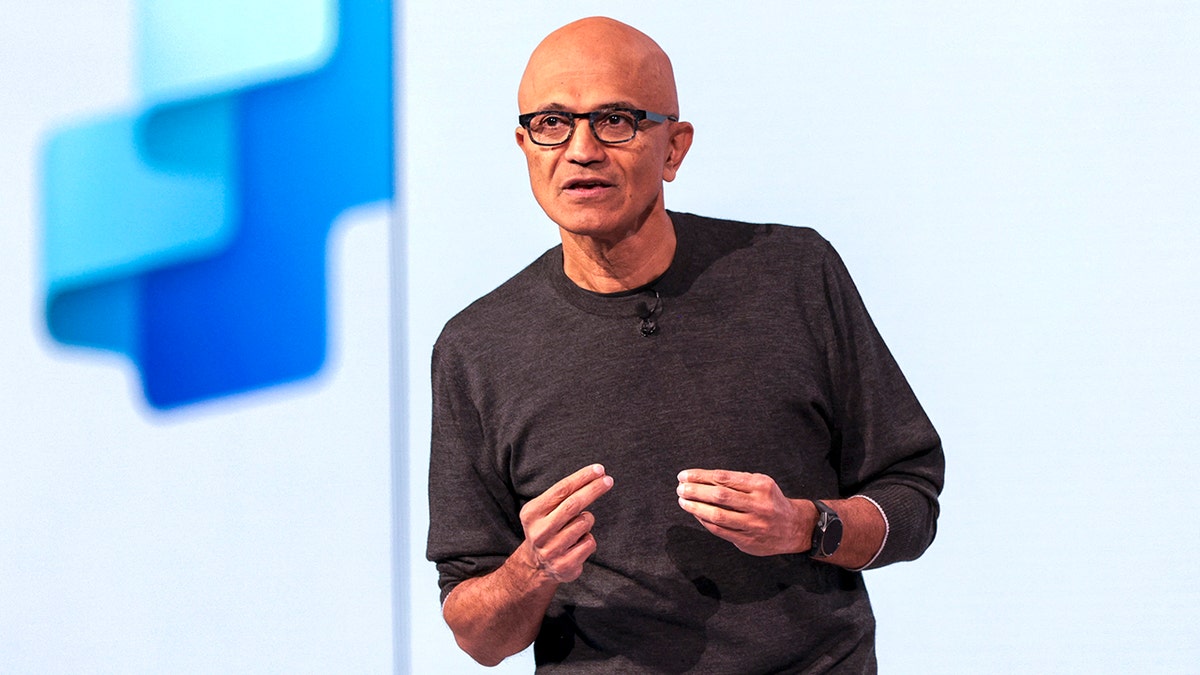 Microsoft CEO Satya Nadella at 2025 conference
