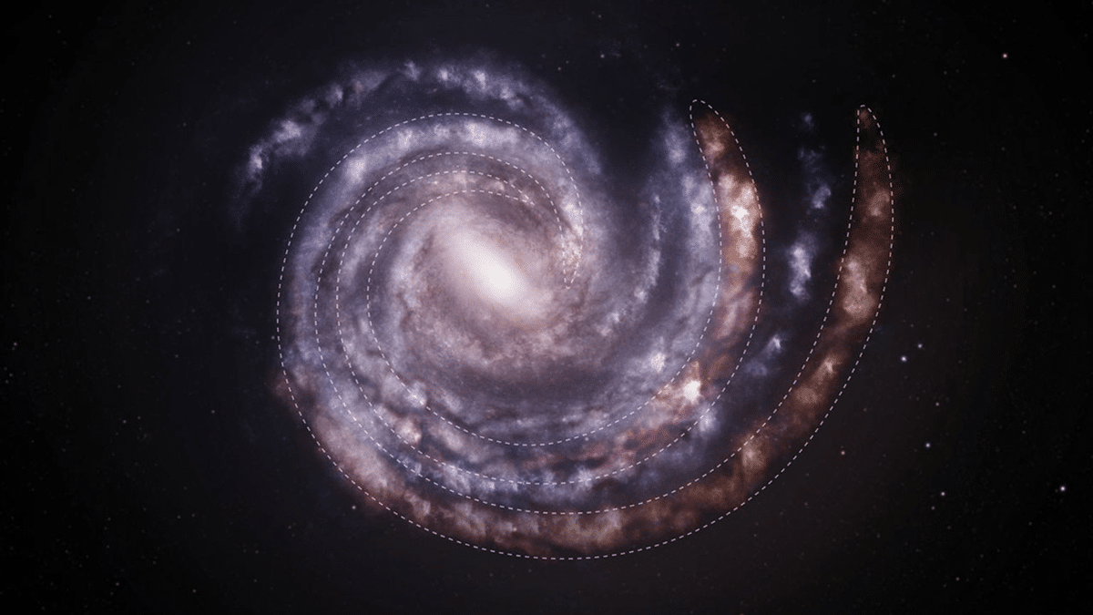 Milky Way artist's rendering