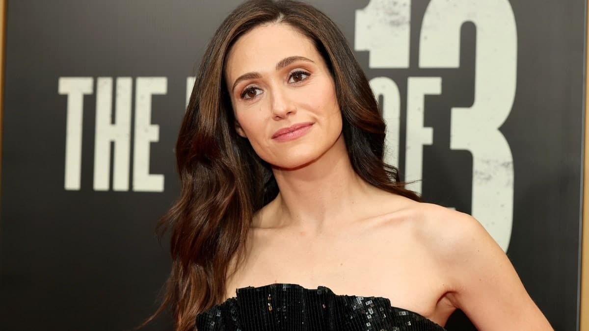 Emmy Rossum attends a movie premiere