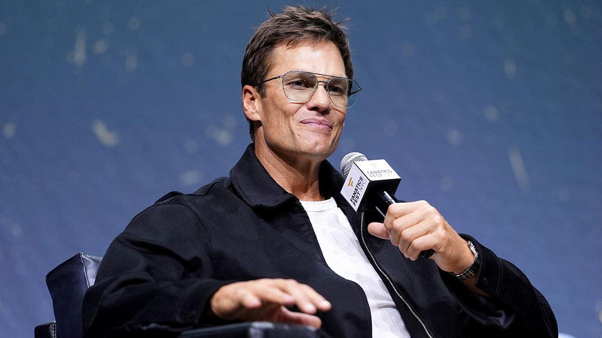 Tom Brady attends Fanatics Fest NYC 2026 at Jacob Javits Center.