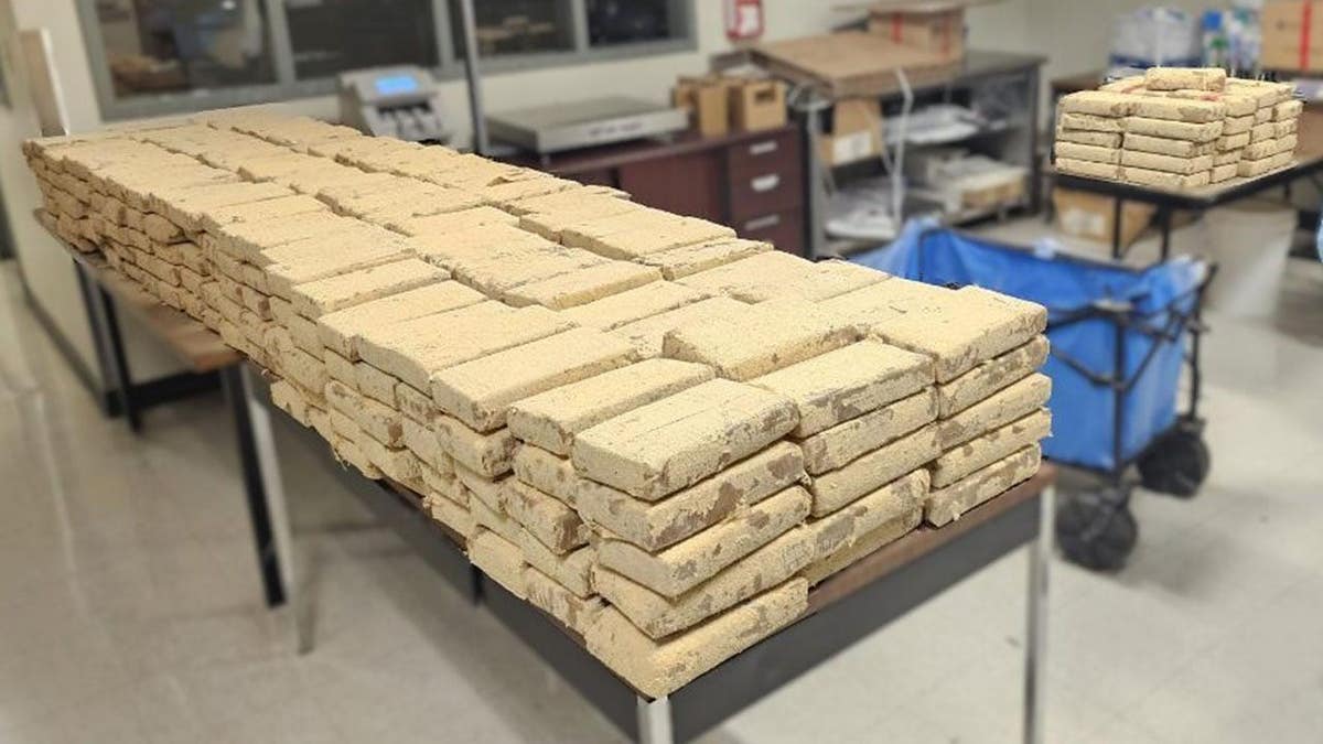 Illegal drugs on a table
