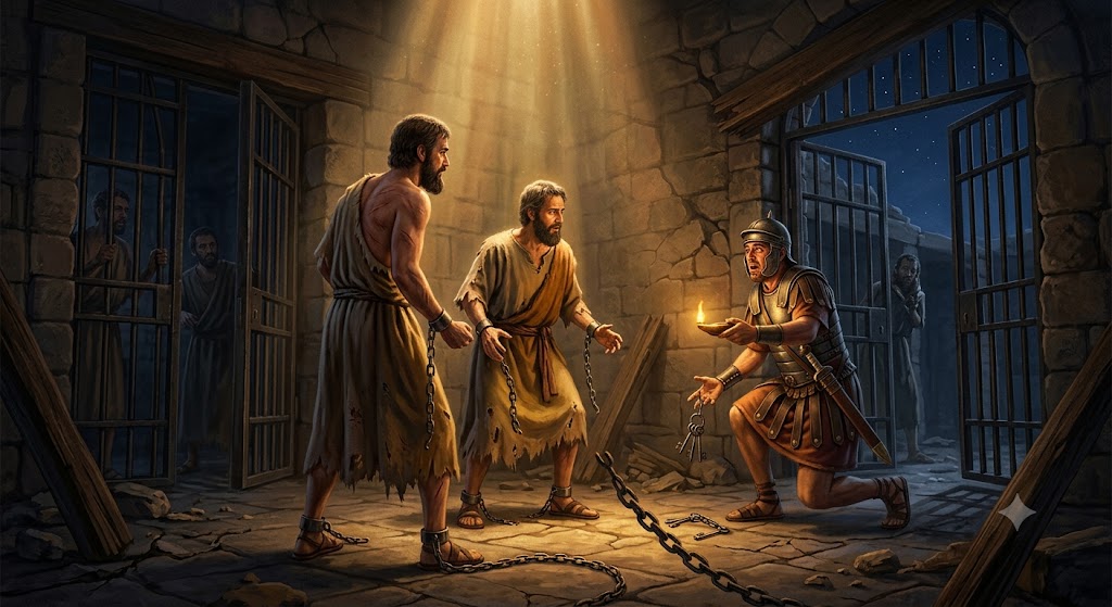 “Believe on the Lord Jesus Christ, and thou shalt be saved, and thy house.” Acts 16:31.