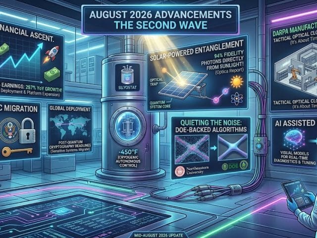 Quantum Revolution: THE SUN Entangles, IonQ Dominates, and DARPA Builds a Factory!