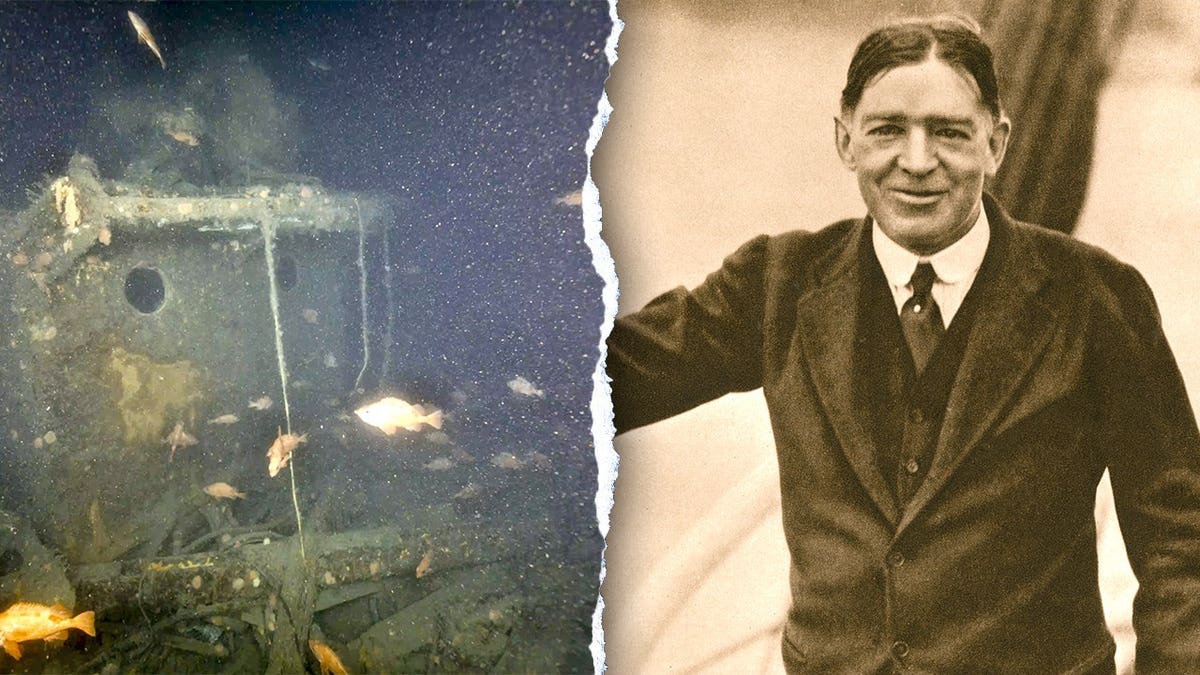 Split image of wreck, Coleman