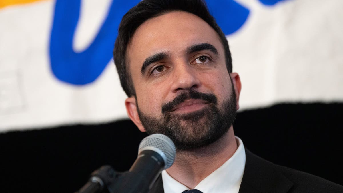 Zohran Mamdani speaks at his election victory party on June 25