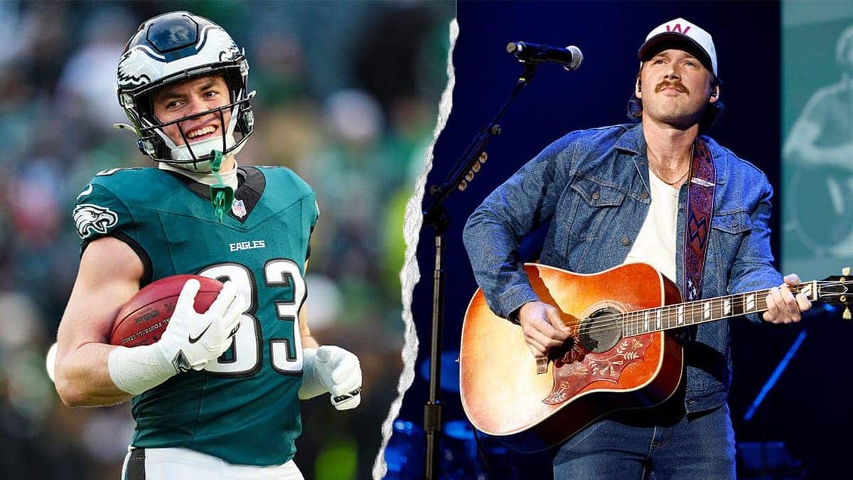 split image of Cooper DeJean and Morgan Wallen