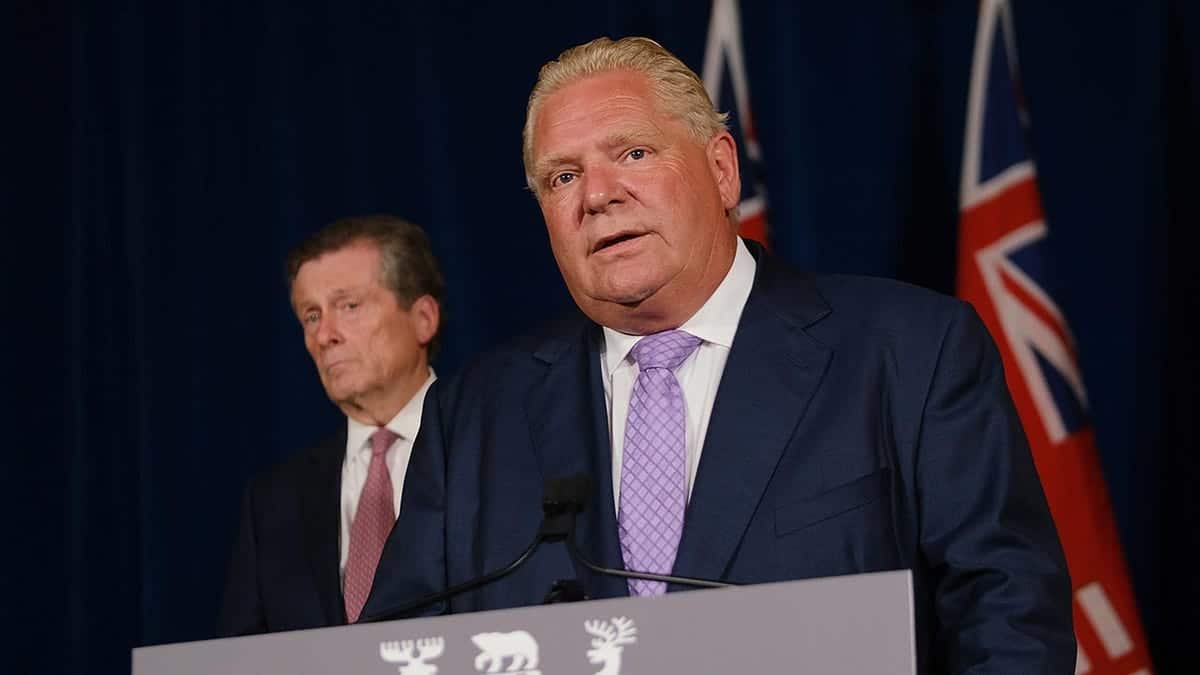 Doug Ford speaking