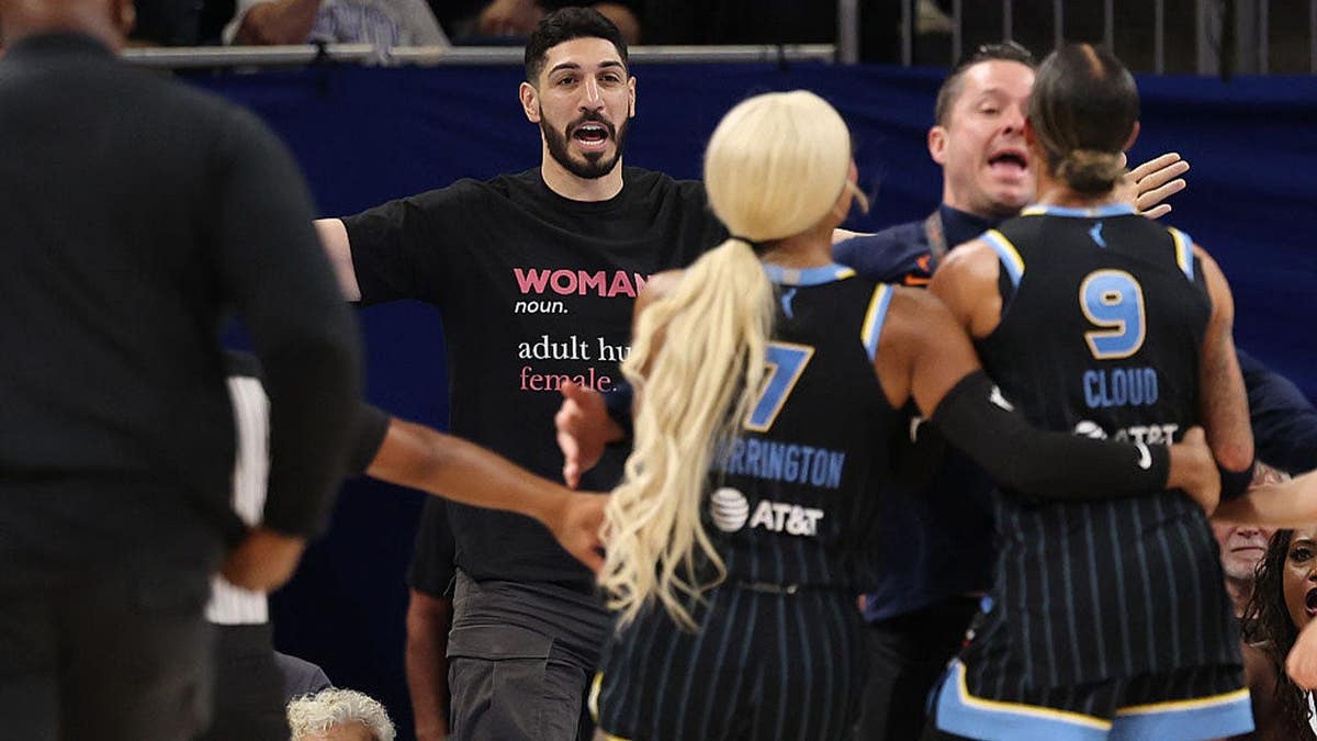 Former basketball player Enes Kanter Freedom and Natasha Cloud