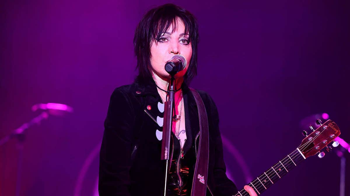 Joan Jett performs onstage at the Hollywood Palladium.