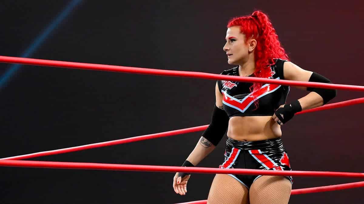 Jody Threat participates in the U.S. vs. Canada Border Brawl in Niagara Falls, Ontario.