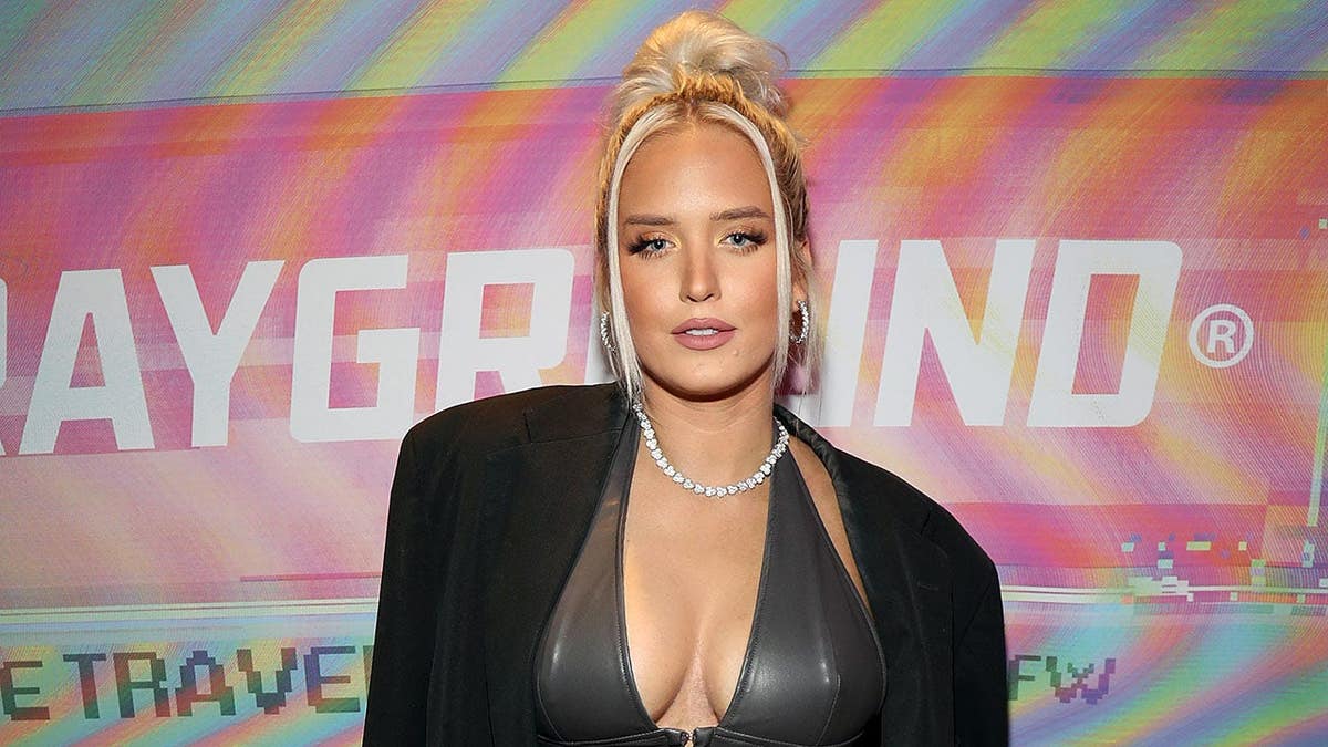 Macy Kate attends Sprayground's immersive show during New York Fashion Week.
