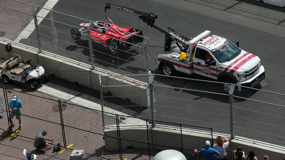 David Malukas crash