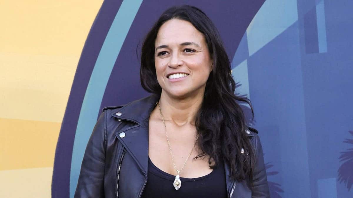 Michelle Rodriguez attends a screening at Westwood Village Theater.