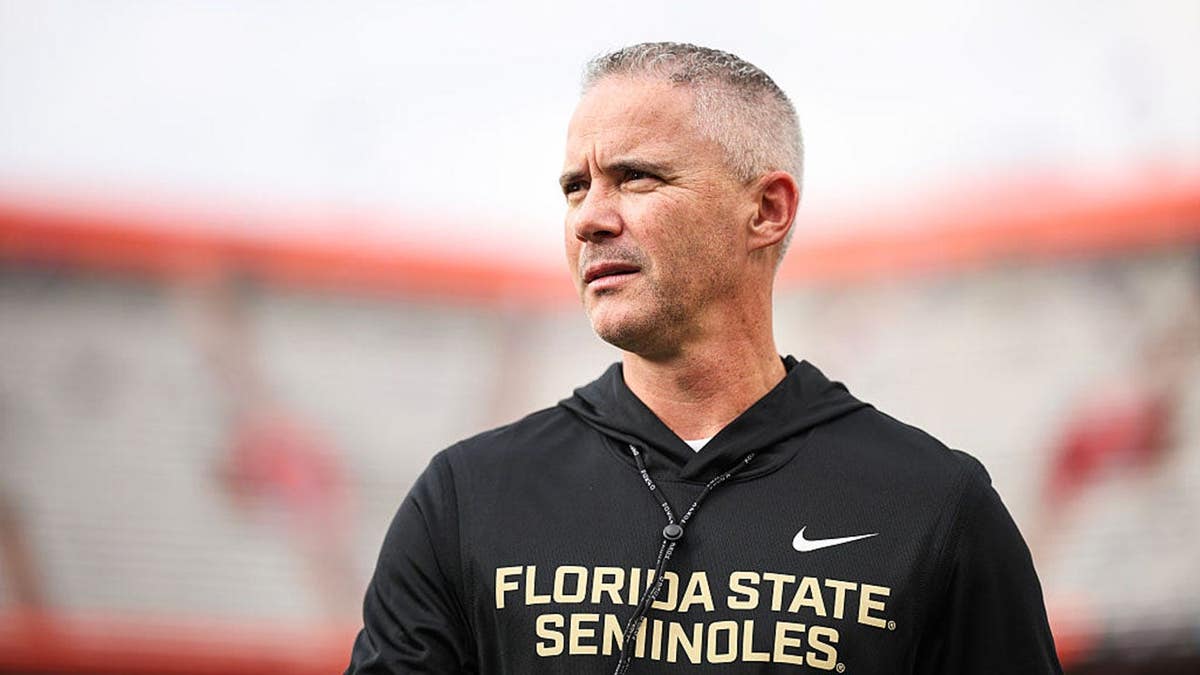 Mike Norvell, head coach of the Florida State Seminoles, looks on before a game.