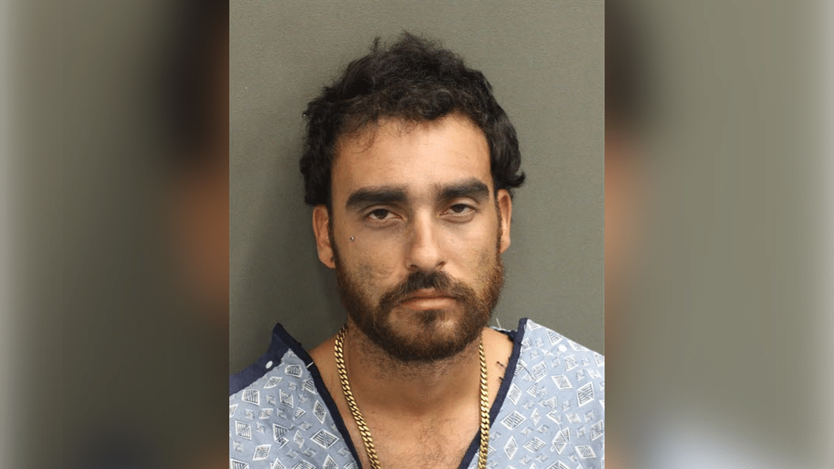 The booking photo of Raul Lionel Vazquez