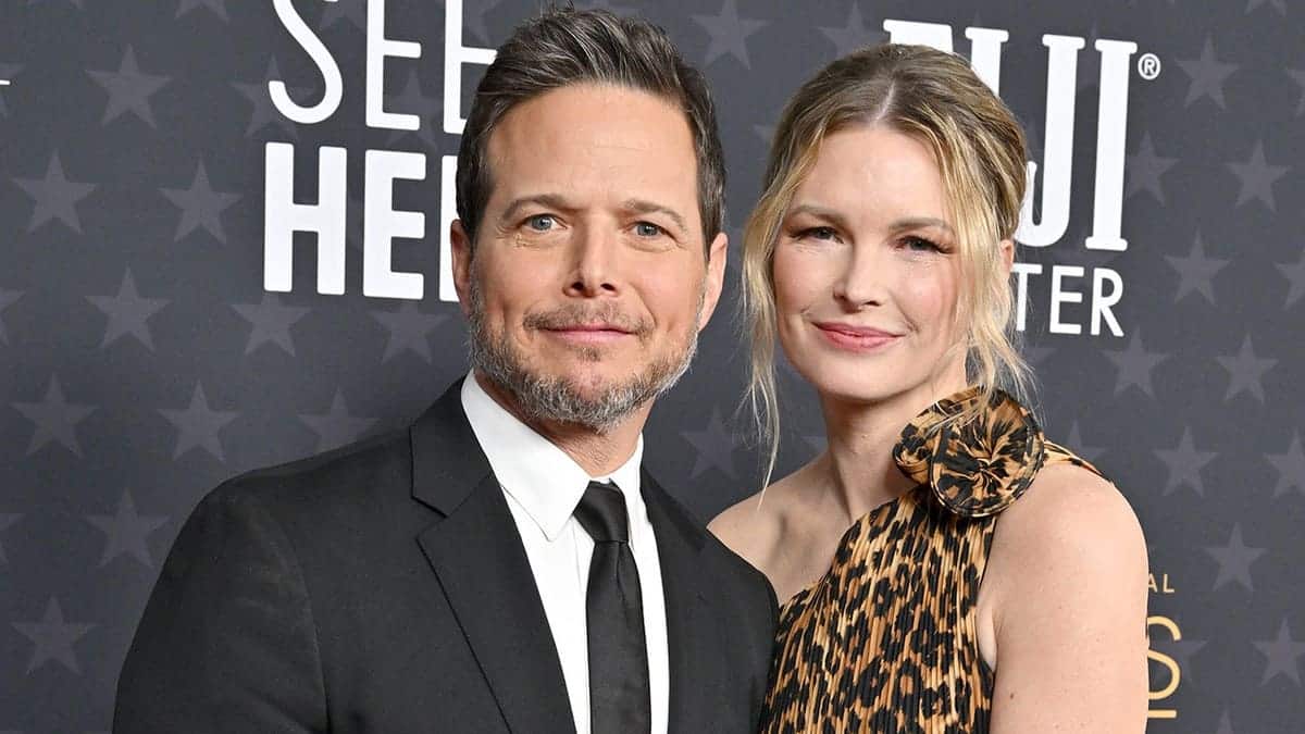 Scott Wolf and Kelley Wolf attend the Critics Choice Awards in Los Angeles.