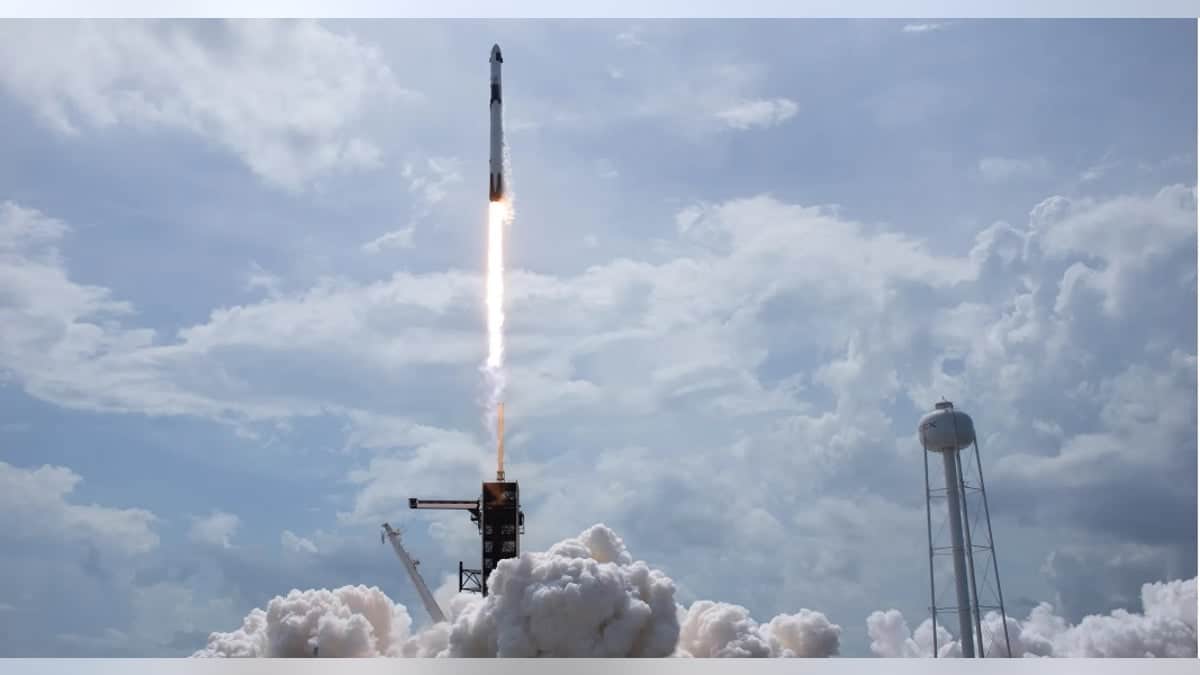 SpaceX's initial manned launch to the International Space Station in 2020.