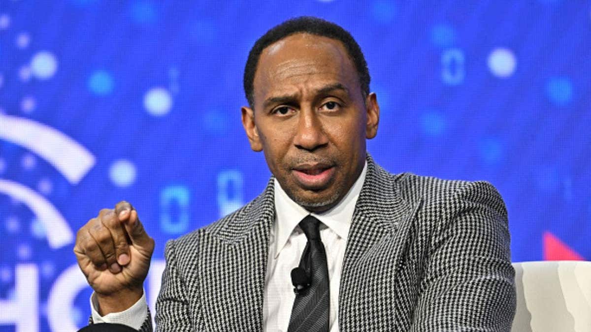 ATLANTA, GEORGIA - DECEMBER 02: Stephen A. Smith speaks onstage at day 2 of the 2025 HOPE Global Forum at Signia by Hilton Atlanta on December 02, 2025 in Atlanta, Georgia. (Photo by Paras Griffin/Getty Images)