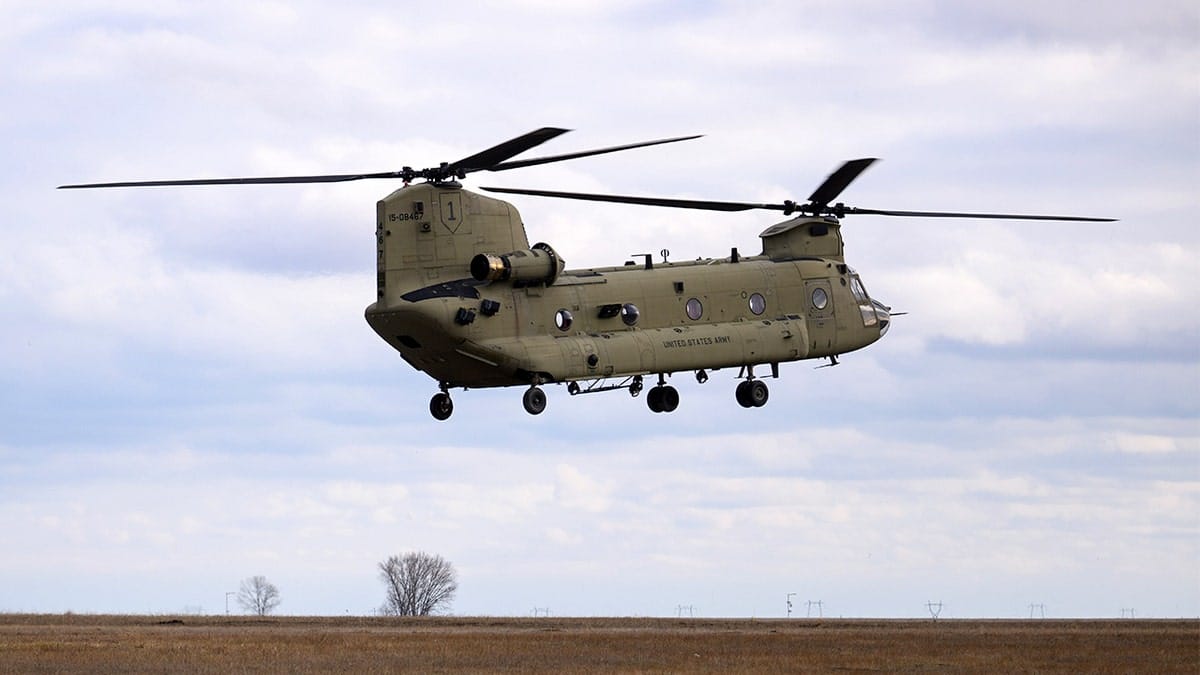 US Army helicopter