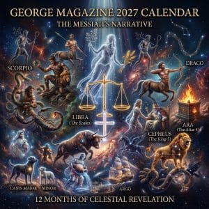 George Magazine 2027 Calendar: Messiah’s Narrative – Celestial RevelationGeorge Magazine 2027 Calendar