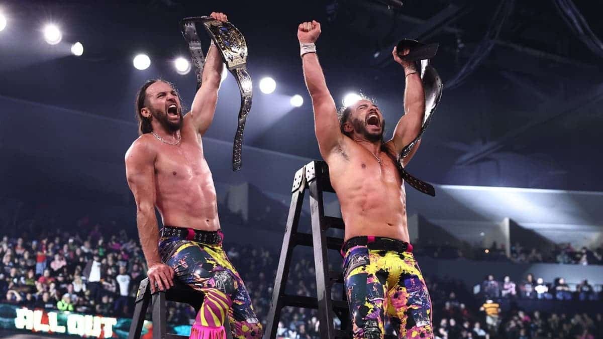 Matt and Nick Jackson celebrate