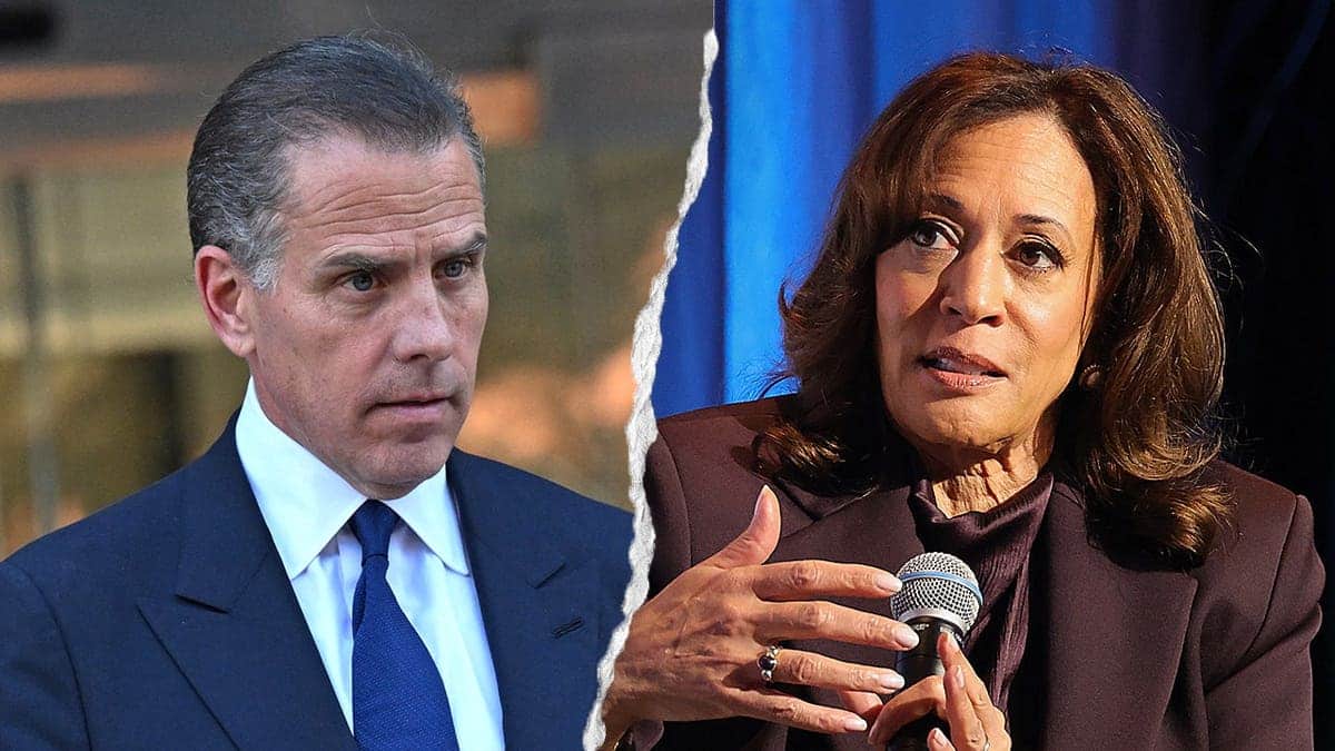 Hunter Biden and Kamala Harris