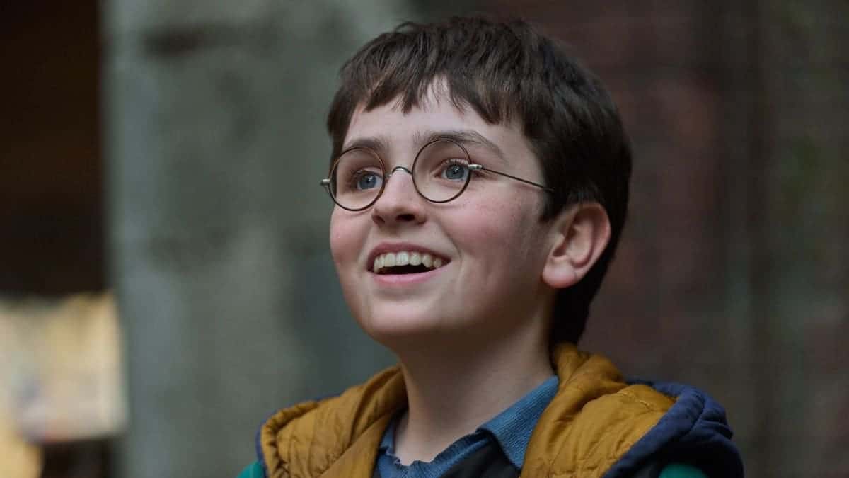 Dominic McLaughlin as Harry Potter.