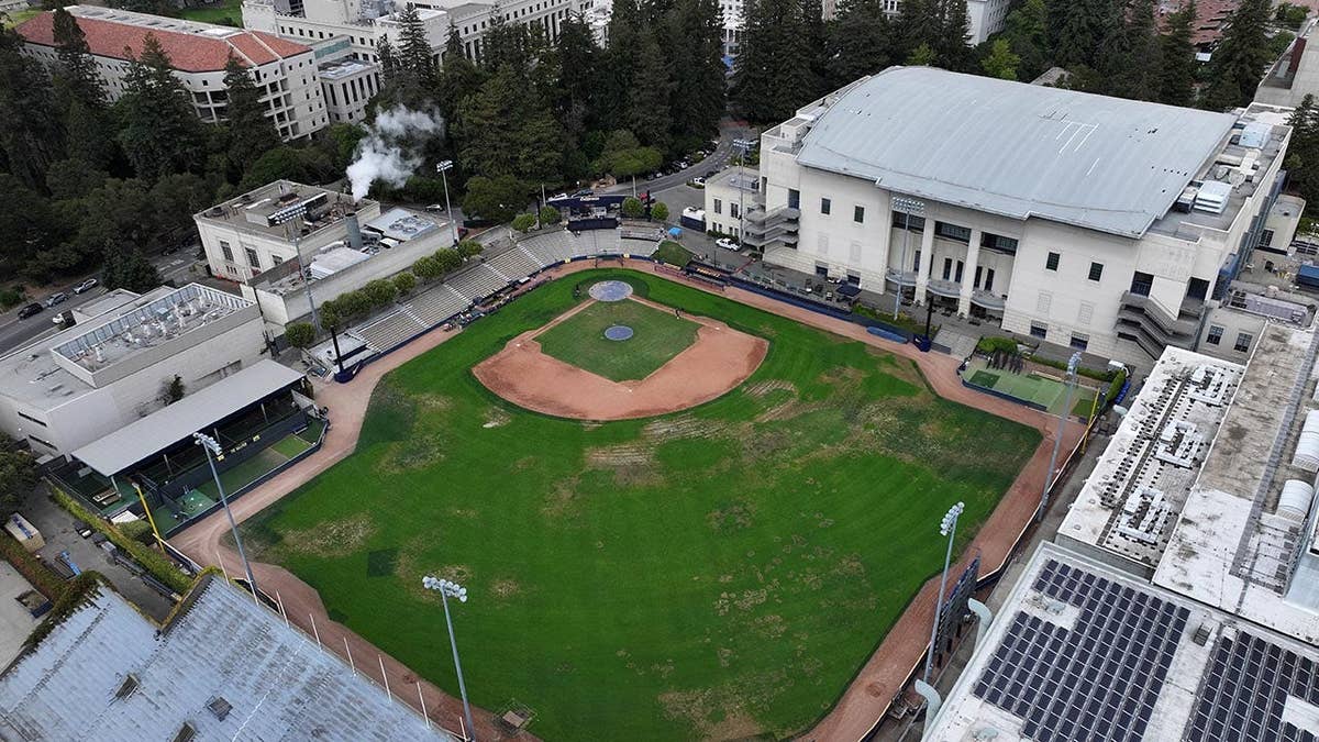 Stu Gordon Stadium baseball field on the University of California, Berkeley campus