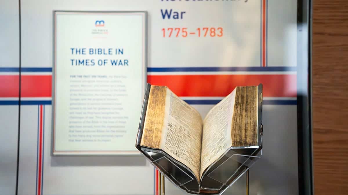 Bible in Times of War exhibit