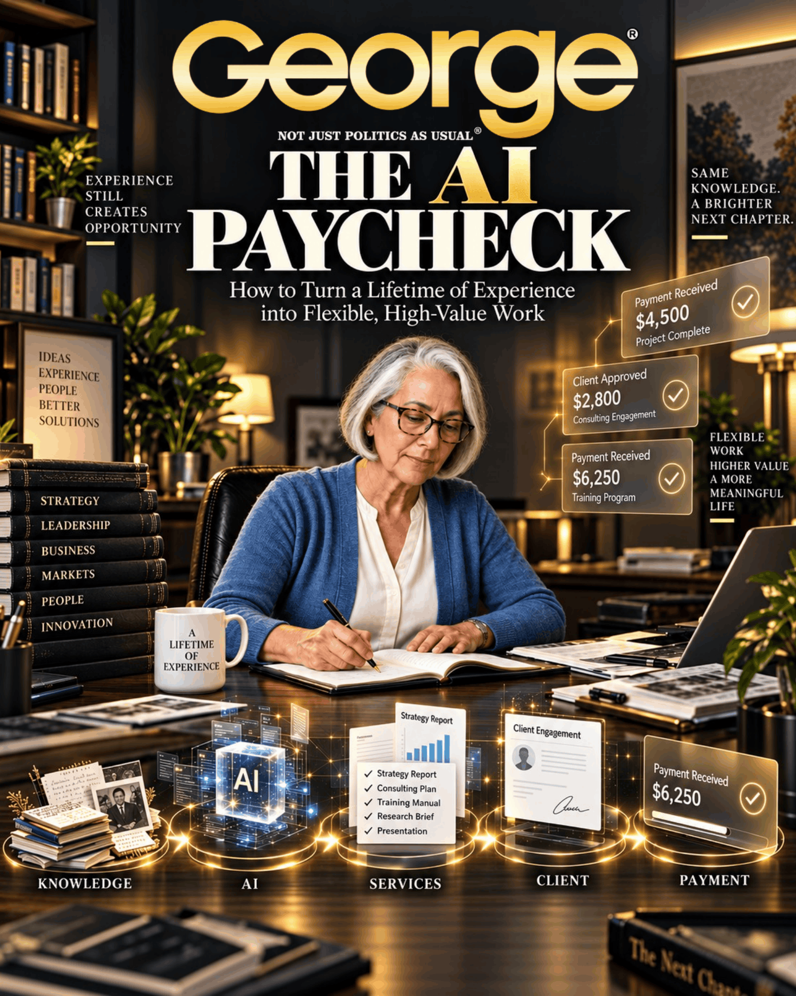 AI Paycheck at George Magazine